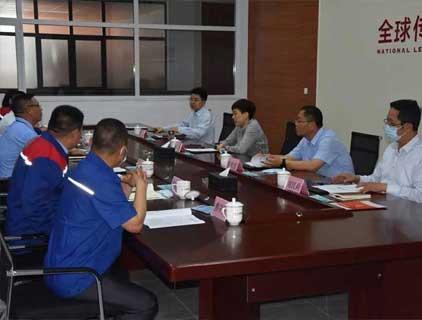 郅頌調研公司生產經營情況